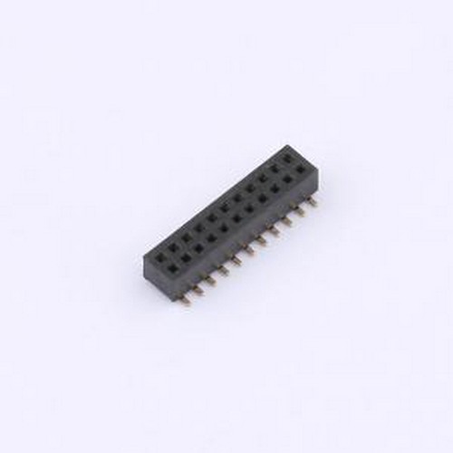 B100US-WS11P 排母 间距1.0mm 2x11P 弯插 SMD,P=1mm