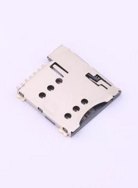 ZX-MSIM-481.35J-7 SIM卡连接器 自弹式 MicroSIM卡 卡座 SMD
