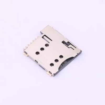 ZX-MSIM-481.35J-7 SIM卡连接器 自弹式 MicroSIM卡 卡座 SMD