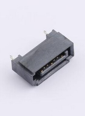XUTS-0762-0263 线对板针座 SATA 7P 180度立贴 SMD,P=1.27mm