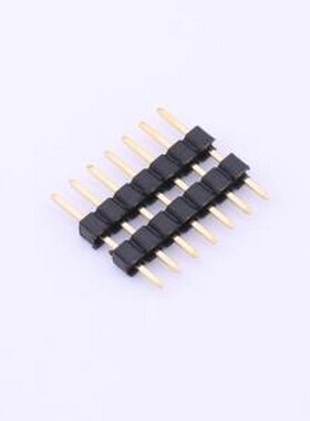 X4612WV-07I-C40D28-E60 排针 1x7P 间距:2mm 方针 插件,P=2mm