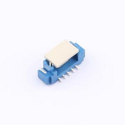 HC-1.25-5PLT-L 线对板针座 1x5P 间距:1.25mm 立贴 SMD,P=1.25mm