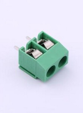 MX126-5.0-02P-GN01-Cu-S-A 螺钉式接线端子 1x2P 5mm 直插 排数: