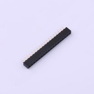 CSFA101-1802A001B1AC 排母 1x18P 间距:2mm 直插 插件,P=2mm