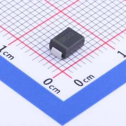 GR2G 快恢复/高效率二极管 电压:400V 电流:2A SMB(DO-214AA)