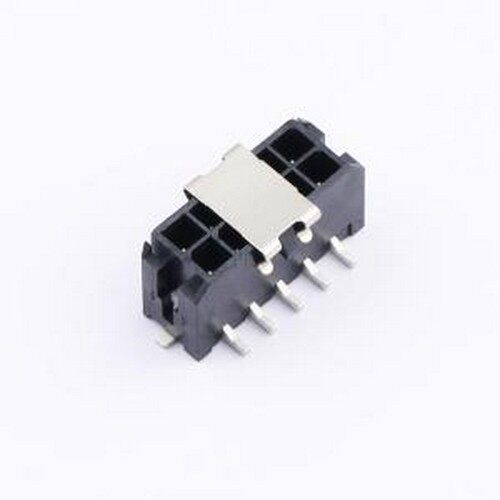WB5557L-100C-0W 线对板针座 2x5P 间距:3mm 立贴 SMD,P=3mm
