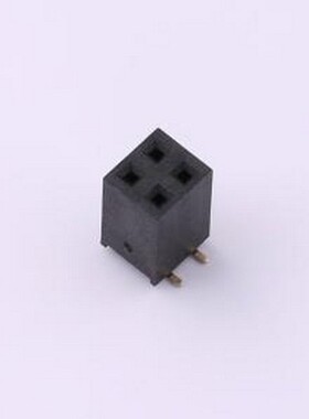 5BME8-08872-202-W0 排母 2x2P 间距:2.54mm 立贴 SMD,P=2.5mm