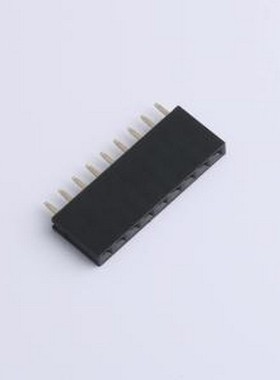 DS1023-1x9SF11 排母 1x9P 间距:2.54mm 直插 黑色 插件,P=2.54mm