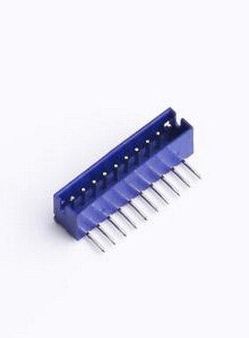 WAFER-ZH150WZ-10AL 线对板针座 ZH弯针10P 蓝色 弯插,P=1.5mm