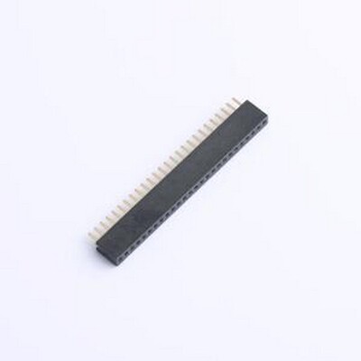 X1311FV-26-C43D24 排母 间距:1.27mm 1x26P 直插 插件,P=1.27mm