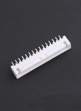 TJC3B-15AS-K 线对板针座 1x15P 间距:2.5mm 直插 插件,P=2.5mm