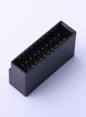 178308-2 线对板针座 2x10P 间距:3.81mm 弯插 弯插,P=3.81mm