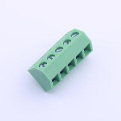 KF127S-5.0-5P 螺钉式接线端子 5mm 1x5P 排数:1 每排P数:5 直插