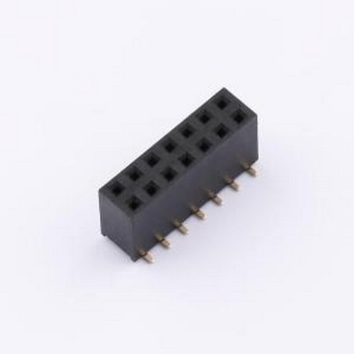 5BME8-08872-207-W0 排母 2.54PF间距排母立式贴片2*7P H8.5 SMT