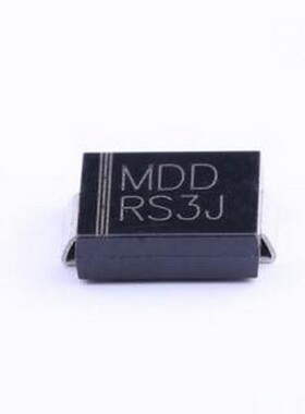RS3JC 快恢复/高效率二极管 电压:600V 电流:3A SMC