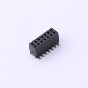 1.27mm P=1.27mm SMD 立贴 2x7P 间距 排母 DW127S