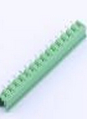 DB2ER-5.0-15P-GN 插拔式接线端子 5mm 排数:1 每排P数:15 弯插,P