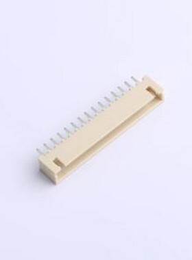 HCZZ0126-15 线对板针座 1x15P 间距:2.54mm 直插 系列:XH 米色