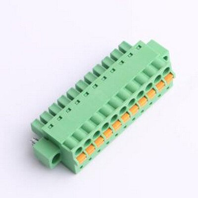 JL15EDGKDM-38111G01 插拔式接线端子 螺丝固定 1x11P 3.81mm 排