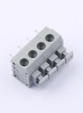 MX235-5.0-04P-GY01-Cu-A 弹簧式接线端子 1x4P 5mm 每排P数:4 排