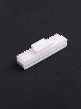 HX20028-32Y 胶壳(线对板/线对线) 2x16P 2mm 白色 P=2mm