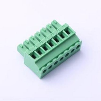 JL15EDGKA-38107G02 插拔式接线端子 1x7P 3.81mm 排数:1 每排P数