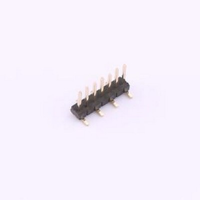 X1311WVS-07J-C40D42R2 排针 1x7P 间距:1.27mm 方针 SMD,P=1.27m