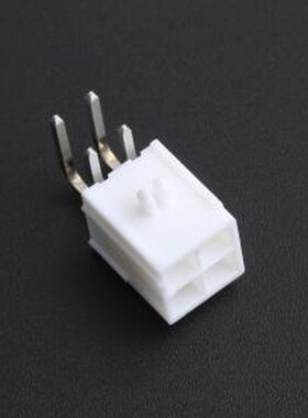 39301042 线对板针座 2x2P 间距:4.2mm 弯插 弯插,P=4.2mm