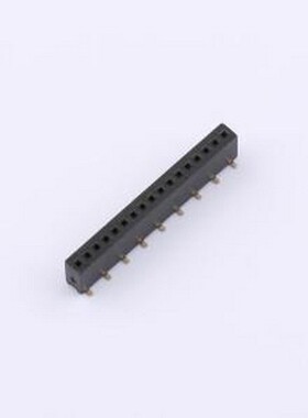 ZX-PM1.27-1-17PU-W 排母 1.27FH H4.3 1x17Pin SMT W2.1U型 PC3.