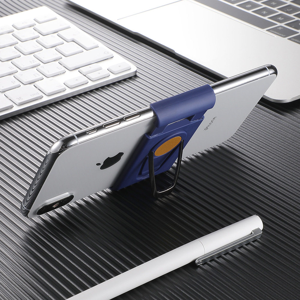 portable foldable desk stand phone holder card type rotation