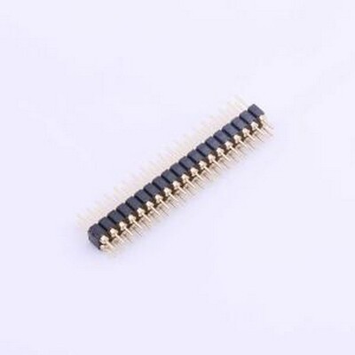 PZ254-2-19-Z-C 排针 2x19P 间距:2.54mm 圆针 直插 插件,P=2.54m