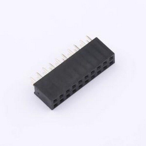 5BML8-11732-210-W0 排母 2.54PF间距排母立式插件2*10P H8.5 DIP