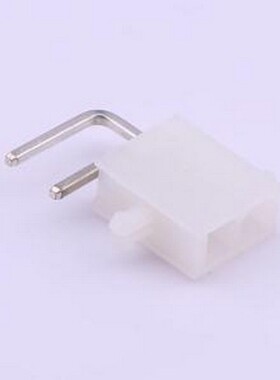 C4255WR-F-2X01P 线对板针座 2x1P 间距:4.2mm 弯插 白色半透明