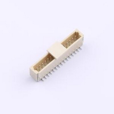 XY-SH1.0-15A51 线对板针座 1x15P 间距:1mm 立贴 系列:SH SMD,P=