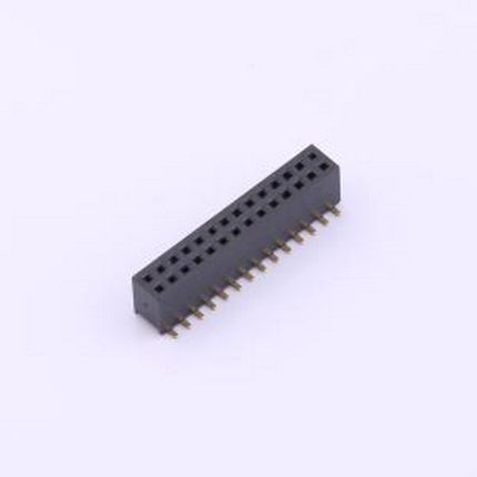 X1321FVS-2x14-C43D48 排母 间距:1.27mm 2x14P 立贴 SMD,P=1.27m
