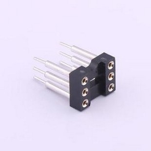 间距2.54mm DIP 06P 圆孔 P数 晶体管插座 1370B IC254V