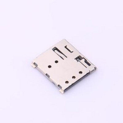 ZX-NSIM-481.37J-Z SIM卡连接器 自弹式 NanoSIM卡 卡座 SMD