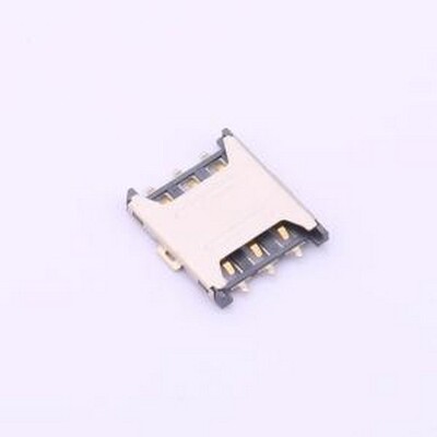ZX-NSIM-48.135J-C SIM卡连接器 拔插式 NanoSIM卡 卡座 SMD