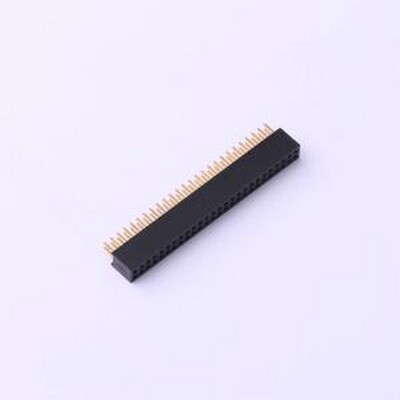 X1321FV-2x26-C43D24 排母 间距:1.27mm 2x26P 直插 插件,P=1.27m