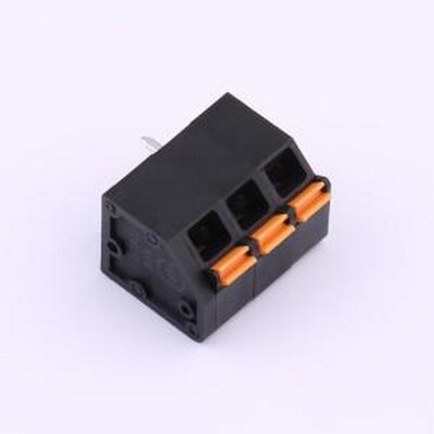 KFM736LA-5.0-3P 弹簧式接线端子 KFM736LA-5.0-3P 插件,P=5mm