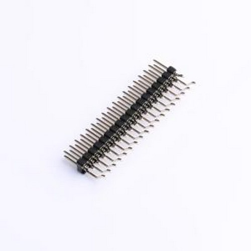 PZ254-2-18-WS 排针 2x18P 间距:2.54mm 方针 卧贴 黑色 SMD,P=2.