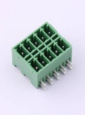 DB2ERHB-3.5-2*5P-GN 插拔式接线端子 DB2ERHB-3.5-2*5P-GN 弯插,