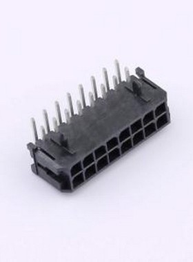 430451602 线对板针座 2x8P 间距:3mm 弯插 系列:Micro-Fit(MX 3.