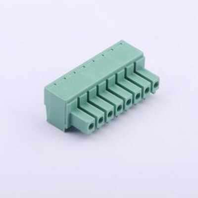 JL15EDGK-38108G01 插拔式接线端子 1x8P 3.81mm 排数:1 每排P数: