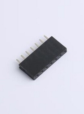 DS1023-1x7SF11 排母 1x7P 间距:2.54mm 直插 黑色 插件,P=2.54mm
