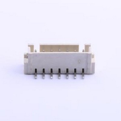 XH-7P立贴 线对板针座 系列:XH 间距:2.5mm 1x7P SMD,P=2.54mm