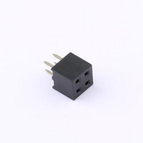 DS1026-06-2x2S8BV 排母 2x2P 间距:2mm 直插 插件,P=2mm