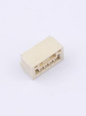 6PHDA040 线对板针座 1x4P 间距:1.25mm 卧贴 系列:GH SMD,P=1.25