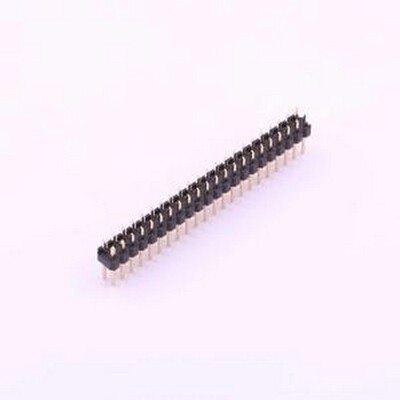 X6521WV-2x22H-C60D30 排针 2x22P 间距:2.54mm 方针 插件,P=2.54