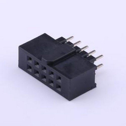 MTF185D1-205SY3-S01 排母 间距:2.54mm 2x5P 直插 插件,P=2.54mm
